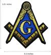 freemason masonic compass embroidered milspec logo