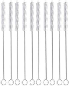 img 4 attached to Nylon Straw Brush Pipe Tube Cleaner Set of 10 - 8.2-inch x 2/5-inch