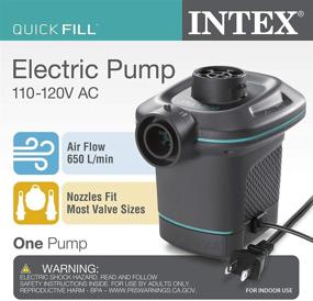 img 2 attached to 🔝 Efficient and Portable: Intex Quick-Fill Air Pump Series for Quick Inflation