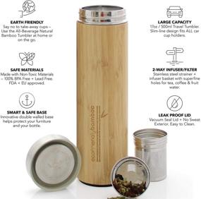 img 1 attached to Teabloom All Beverage Travel Tumbler Eco Friendly