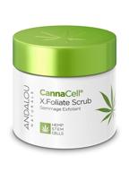 🌿 andalou naturals cannacell x.foliate scrub: 1.7 ounces for effective exfoliation logo