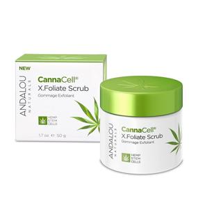 img 2 attached to 🌿 Andalou Naturals CannaCell X.Foliate Scrub: 1.7 Ounces for Effective Exfoliation
