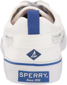 img 2 attached to 👞 Sperry Bahama 3 Eye Leather Black Boat Shoes