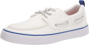 img 4 attached to 👞 Sperry Bahama 3 Eye Leather Black Boat Shoes