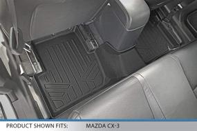 img 1 attached to 🚗 Custom Fit Floor Mats Set for 2016-2021 Mazda CX-3 - MAXLINER, 2-Row Liner in Black