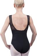 🌸 flower lace low back leotard 01d0058: dance favourite's stunning dancewear essential logo