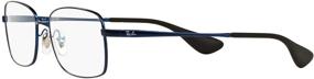 img 3 attached to Ray Ban RX6336M Sunglasses 55Mm Blue