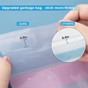 img 2 attached to 🚗 45PCS Easy-Attach Disposable Car Trash Bags | Upgraded Car Garbage Bag | Secure & Durable Waterproof Bags | Leak-proof Vomit Bags | Suitable for Cars, Offices, Kitchens