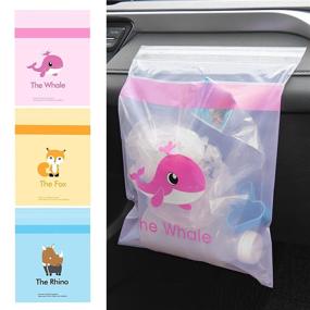 img 4 attached to 🚗 45PCS Easy-Attach Disposable Car Trash Bags | Upgraded Car Garbage Bag | Secure & Durable Waterproof Bags | Leak-proof Vomit Bags | Suitable for Cars, Offices, Kitchens