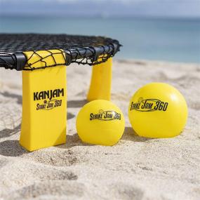 img 3 attached to Experience Fun & Action with Kan Jam Strike Jam 360 Roundnet: Perfect Backyard Game or Portable Beach Game Set