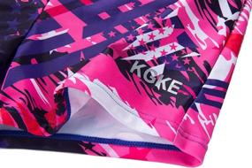 img 1 attached to KGKE Men's Square Leg Short Swim Suit: PBT Fabric for Shape Retention & Quick Drying