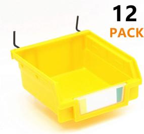 img 1 attached to Pack Yellow Pegboard Bins Accessories