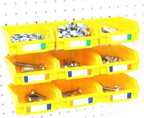 img 3 attached to Pack Yellow Pegboard Bins Accessories