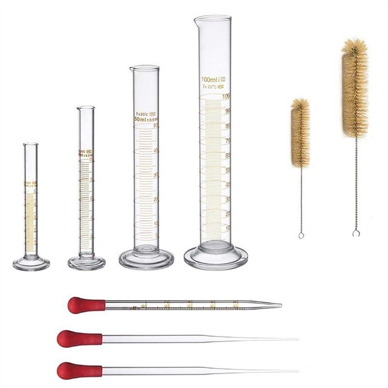thick graduated measuring cylinder brushes 로고