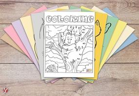 img 2 attached to 📄 67lb Canary Pastel Color Card Stock Paper - Medium Weight Cardstock for Arts, Crafts, Coloring, Announcements, Stationery Printing at School, Office, Home - 8.5 x 11 - Pack of 50 Sheets