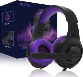 img 4 attached to Anivia AH68 PS4 Headset: Prime Over Ear Gaming Headphones for Xbox, PC - 3.5mm Wired with Mic, Volume Control, Noise Isolation - Suitable for Playstation4, Laptop, PSP, MP3, Smartphones, Tablet