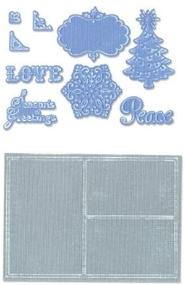 img 1 attached to 🖼️ Sizzix Framelits Collage Frames Set with Textured Impressions - 9PK by Rachael Bright