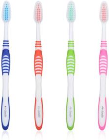 img 1 attached to Convenient & Affordable G-Smile 144 Disposable Toothbrushes, Extra Soft Bristles for Gentle Brushing, Individually Wrapped – Ideal for Travel and On-the-Go Dental Care