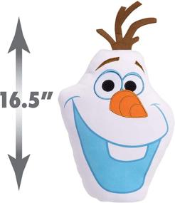 img 2 attached to 🧸 Olaf Plush Pillow Buddy Toy for Kids - Disney Frozen 2 Character Head, Soft 16.5-Inch, by Just Play