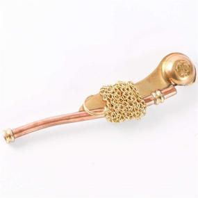 img 2 attached to Brass Copper Boatswain Whistle Golden