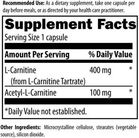 img 2 attached to Нега ГМО + Вегетарианская добавка: Карнитин Синергия - 400 мг L-Карнитина (Карнитин Тартрат) + 100 мг Ацетил-L-Карнитина в капсулах по 120 штук.