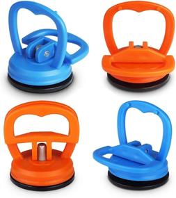 img 1 attached to 🔧 GANGZHIBAO 4pcs Heavy Duty Suction Cups-Screen Suction Cup Phone iMac Repair Tool for Computer, MacBook, iPhone, PC, iPad, Tablet, LCD Screen Opening Tool