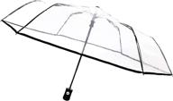 🌂 smati clear folding umbrella: stylish transparent umbrellas for protection in style logo