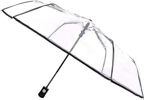 img 1 attached to 🌂 SMATI Clear Folding Umbrella: Stylish Transparent Umbrellas for Protection in Style
