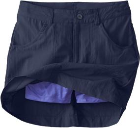 img 1 attached to Columbia Sportswear Girl's Silver Ridge III Skort (Youth): The Perfect Combination of Style and Functionality