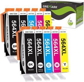 img 4 attached to GREMARK Upgraded Compatible Ink Cartridge Replacement for HP 564XL 564 XL (Chips) - 10-Pack for HP 5520 6520 4620 3520 Printers