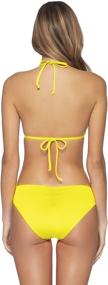 img 1 attached to Becca Rebecca Virtue Hipster Chartreuse Women's Clothing in Swimsuits & Cover Ups