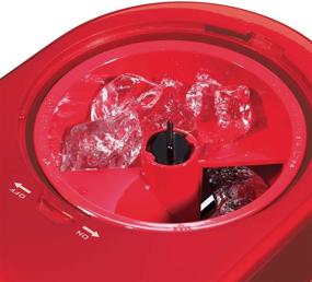 img 1 attached to 🍹 Nostalgia FBS400RDCHL 40-Ounce Frozen Beverage Station: Slush Drink Maker for Margaritas, Snow Cones, and More - Stainless Steel Blades, Cord Storage (Red)