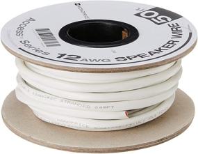 img 4 attached to Провод для акустической системы серии Monoprice Access 12 AWG с оценкой CL2, длиной 50 футов - огнестойкая, с белой ПВХ оболочкой, из 99,9% кислородно-свободной чистой меди.