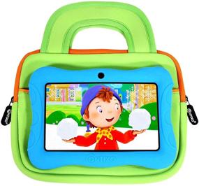 img 2 attached to 📱 Contixo 10” Tablet Sleeve Bag: Ideal Protection for Contixo K101 Kids Tablet in Green