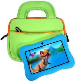 img 3 attached to 📱 Contixo 10” Tablet Sleeve Bag: Ideal Protection for Contixo K101 Kids Tablet in Green