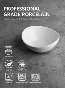 img 1 attached to 🍨 Sweese 101 000 Porcelain Dessert Bowl