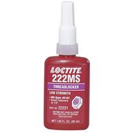 loctite 135334 purple 222ms thread locker | low strength, 300°f max temp | 50 ml bottle logo