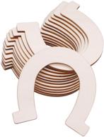 vernuos unfinished horseshoe cutouts birthday logo