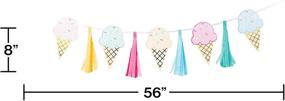 img 2 attached to Creative Converting Tassel Multi Color Measures