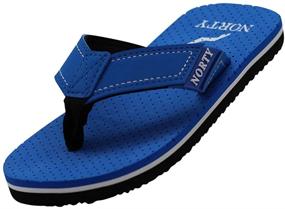 img 4 attached to Norty Little Thong Sandal 41702 Boys' Shoes for Sandals - Size 3M US Little Kid