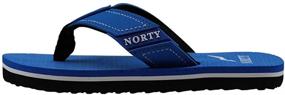 img 3 attached to Norty Little Thong Sandal 41702 Boys' Shoes for Sandals - Size 3M US Little Kid