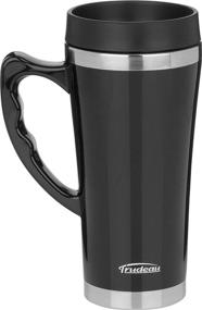 img 2 attached to 🥤 Trudeau Maison Classic Travel Mug 16 oz Black: The Ultimate On-the-Go Beverage Companion