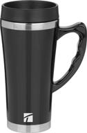 🥤 trudeau maison classic travel mug 16 oz black: the ultimate on-the-go beverage companion логотип