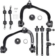 front control arm kit for 2009-2014 ford f-150 4wd awd - includes ball joints, steering tie rod end, and sway bar end link - by autosaver88 logo