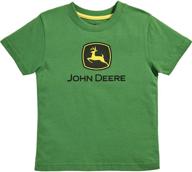 👕 john deere boys trademark short sleeve tee - comfortable and stylish apparel for kids logo