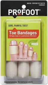 img 1 attached to 🦶 Profoot Toe Bandages (6 Count) - Pack of 2 - Best for SEO