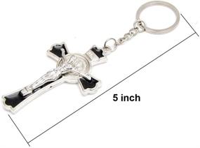 img 3 attached to 🔑 Stylish and Functional Favorict Christian Benedict Keychain Holder: Keep Your Keys Organized in Style