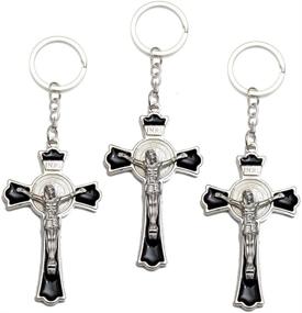 img 4 attached to 🔑 Stylish and Functional Favorict Christian Benedict Keychain Holder: Keep Your Keys Organized in Style