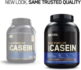 img 3 attached to 🍫 Optimum Nutrition Gold Standard Micellar Casein Protein Powder - Slow Digesting, Promotes Satiety, Supports Overnight Muscle Recovery - Chocolate Supreme, 4 lb (Packaging May Vary)