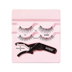 img 2 attached to KISS Magnetic Lash 01: Glue-Free, Lightweight Synthetic False Eyelashes with Magnets, Reusable and Contact Lens Friendly - Cruelty Free, Includes Lash Applicator - 1 Pair